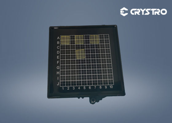 10*10*0.5mm Ce는 싱겔 크리스탈 고밀도 GAGG 신틸레이터에게 도핑했습니다