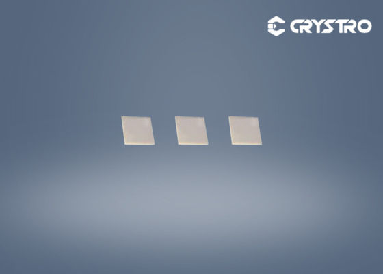 10X10X0.5mm 자기 광학 TGG 크리스탈 단일 기판 합성 석류석